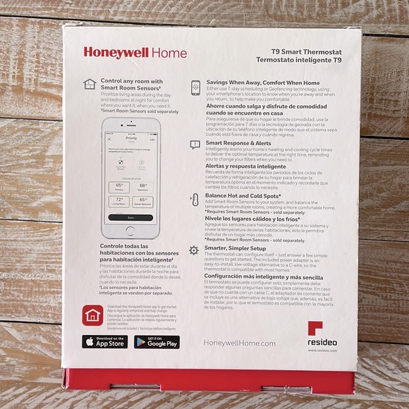 🏠Honeywell Home T9 WiFi Smart Thermostat🏠 NWT - Picture 9 of 10